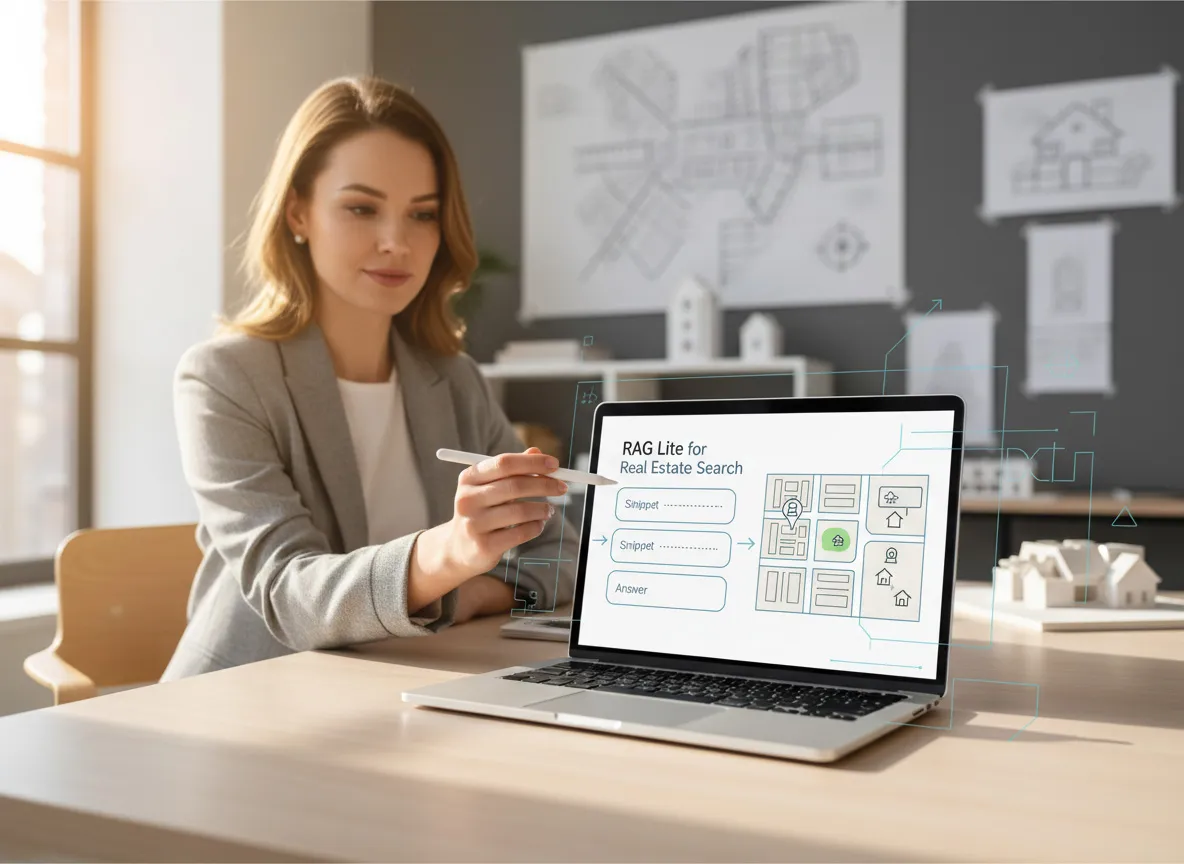 RAG Lite prompt patterns for real estate SEO, AEO, AIO, and GEO